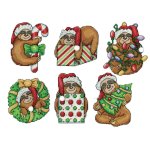 (image for) Sloth Plastic Canvas Ornament Kit